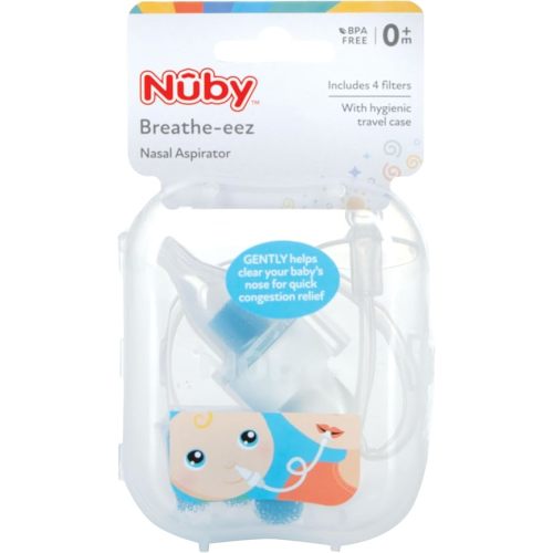 Nuby, Breathe-EEZ Infant Nasal Aspirator with Travel Case, 5"