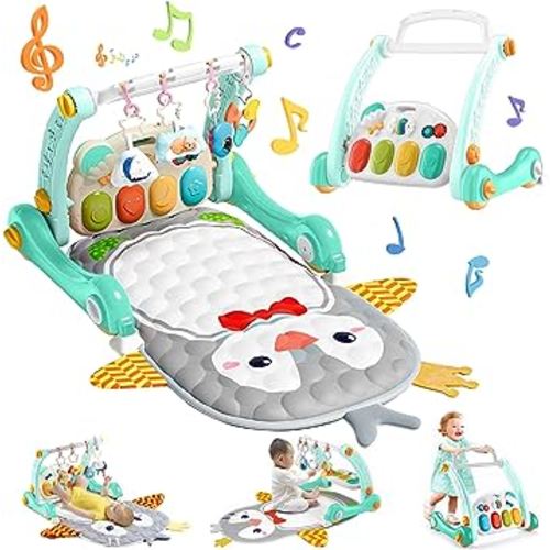  RenFox Baby Piano Mat with 25 Music Sounds, Kids Musical  Playmat, Early Education Development Birthday Gift Music Toy for 1 2 3 Year  Girls Boys, Piano Keyboard Touch Play Blanket for Child Toddlers