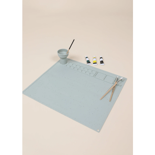 Art Painting Silicone Placemat - Seafoam