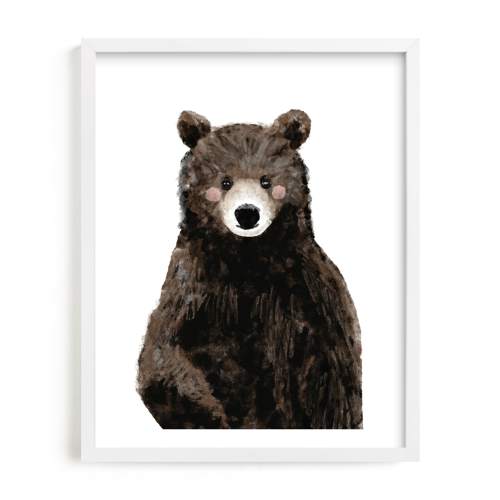 Baby Animal Bear Children's Art Prints by Cass Loh | Minted