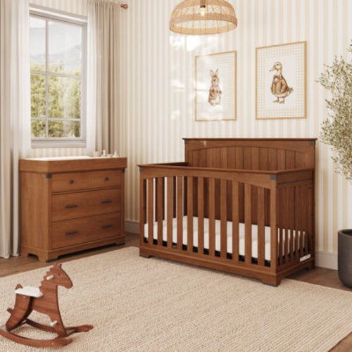 HALO Child Craft Redmond Convertible Crib, Dresser and Dressing Kit 3-Piece Nursery Set & Reviews | Wayfair