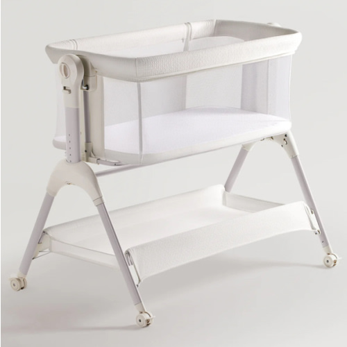 HARPPA Cuddly Sway | 3-in-1 Rocking Baby Bassinet & Bedside Sleeper with Anti-Reflux Mattress for Newborns | Attaches to Bed, Adjustable Height, Tool-Free Setup, Portable Wheels, CPSC Certified, Gentle Rocking Motion | Ideal for Infants, Safe Co-Sleeping