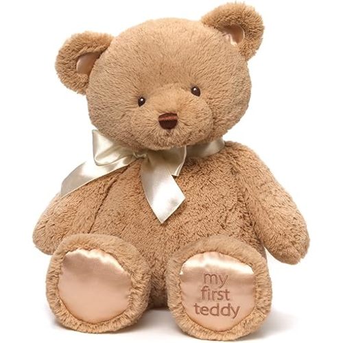 GUND Baby My First Teddy Bear, Ultra Soft Animal Plush Toy for Babies and Newborns, Tan, 18”