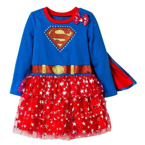 DC Comics Infant & Toddler Girls Blue & Red Supergirl Tutu Dress Superman 18m