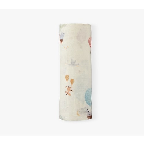 Hot Air Balloon Organic Muslin Swaddle