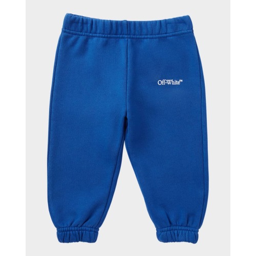 Boy's Bookish Diagonal Logo Sweatpants, Size 3M-3