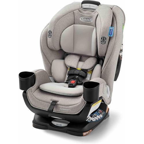 Graco Extend2Fit 3-in-1 Convertible Baby Car Seat, Rear and Forward Facing, Adjustable Extension Panel for Extra Legroom, Ashten