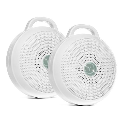 Yogasleep Rohm Portable White Noise Machine for Travel 3 Soothing Natural Sounds + Volume Control Sleep Therapy for Adults & Baby 2-Pack