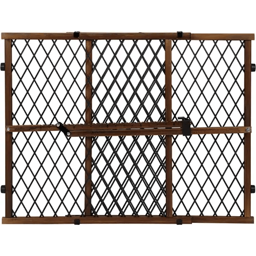 Evenflo Position & Lock Baby Gate, Pressure-Mounted, Farmhouse Collection