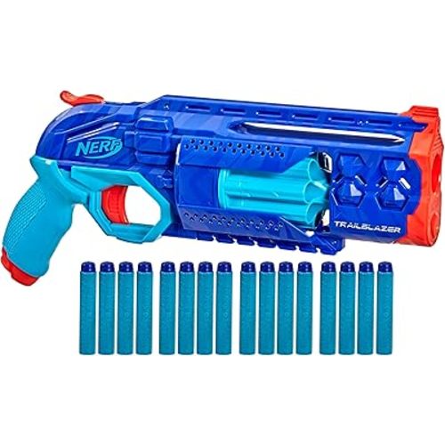 Nerf Elite 2.0 Trailblazer RD-8 Blaster, Wild Edition Color Design, 8-Dart Rotating Drum, Hammer Action, 16 Elite Darts, Tactical Rail (Amazon Exclusive)
