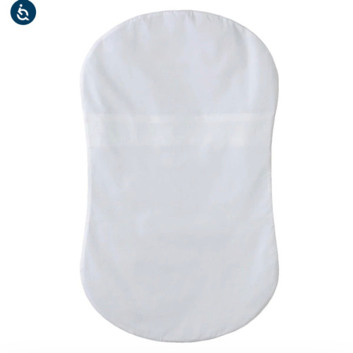 HALO - Bassinest Fitted Sheet | 100% Organic Cotton -White - white ,