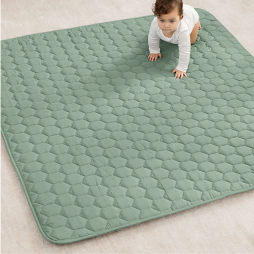 Play Mat with Non-Slip Bottom in Fern – Comfy Cubs