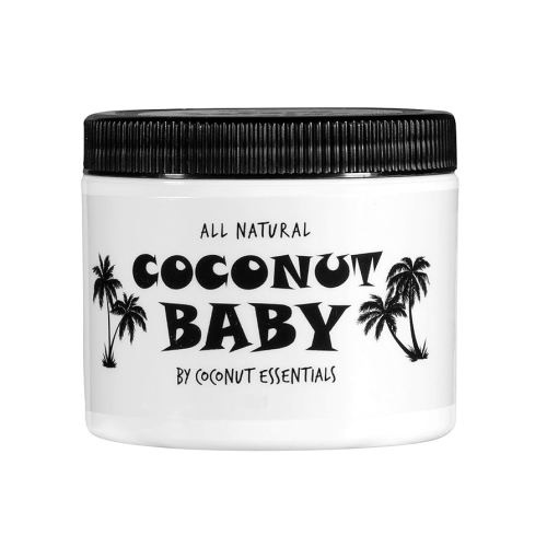 Coconut Essentials COCONUT BABY Oil, Natural & Organic Moisturizer for Newborn Sensitive Skin, Eczema & Psoriasis Relief, Hair Oil for Cradle Cap Treatment, Unscented, Sunflower & Grape Seed 8 fl oz
