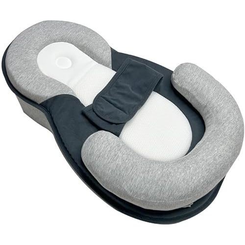 Baby Pillow Baby Feeding Support Pillow for Infant Support Cushion Reflux Breastfeeding Pillow for Reducing Spit-Up with Safety Strap Baby Wedge Pillow for Newborn