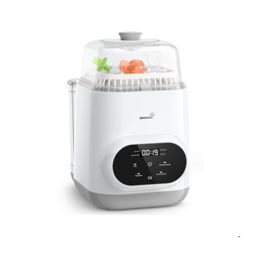 Grownsy EaseClean Bottle Washer Pro | All-in-One Bottle Washer and Sterilizer and Dryer | Baby Bottle Washer for Bottles, Pump Parts & Baby Essentials | Replaces Hand Washing