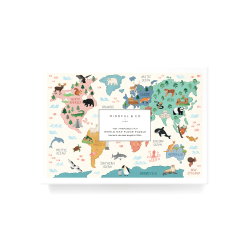 World Map Floor Puzzle
