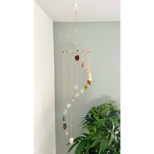 The Rainbow Crystal Mobile Natural Crystals
