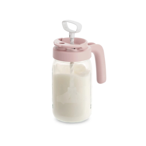Glass Formula And Breastmilk Mixing Pitcher with Mixing Handle