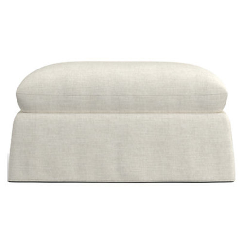 Ever Striped Slipcovered Storage Nursery Ottoman by Leanne Ford
