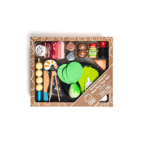Wooden Hot Pot Toy Set by Bitty Bao – Mochi Kids
