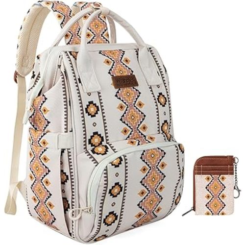 Montana West Wrangler Aztec Diaper Bag and Card Wallet Set