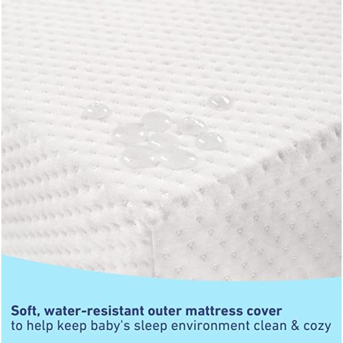 Graco Premium Foam Crib and Toddler Mattress - White