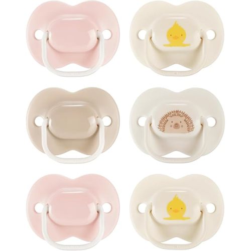 Tommee Tippee Anytime Pacifier, 0-6 Months, 6 Pack of Symmetrical, BPA Free Pacifiers