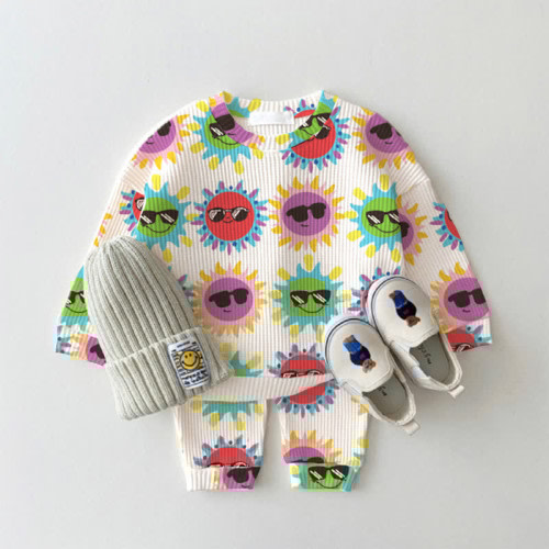 Baby Waffle Sunglasses Sun 2-piece Set