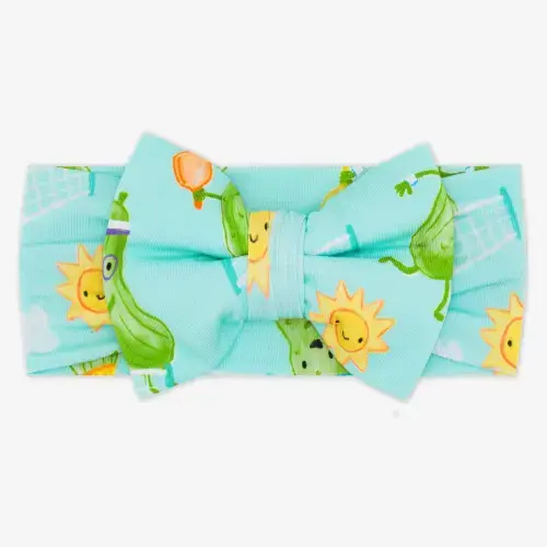 Pickle Power Luxe Bow Headband - Little Sleepies