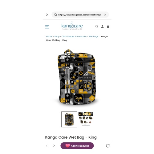 Kanga Care Wet Bag - King