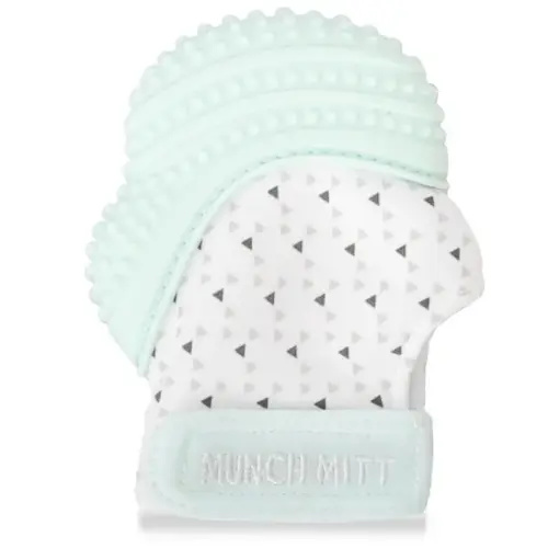Malarkey Munch Mitt Teething Mitten Green | Baby Bunting AU