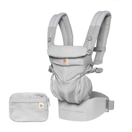 Pearl Grey Omni Classic Mesh Baby Front Carrier | Ergobaby
