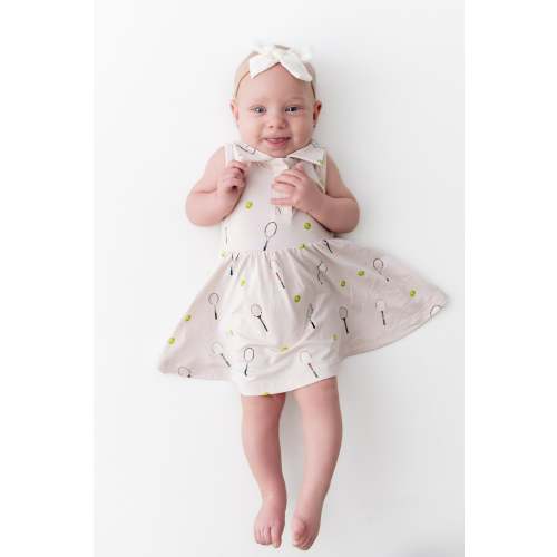 Polo Bodysuit Dress in Tennis