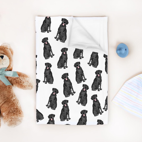 Lab Jersey Swaddle Blanket