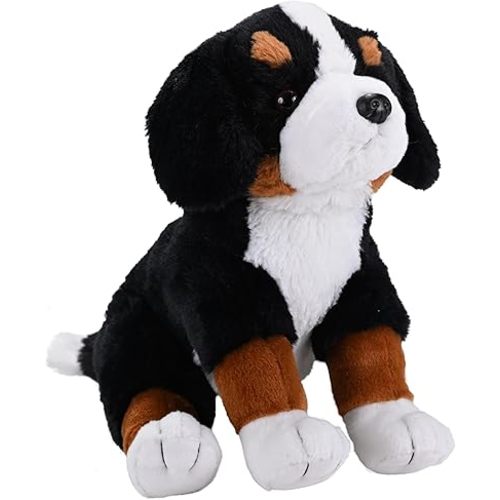 Wild Republic Cuddlekins Bernese Mountain Dog, Stuffed Animal, 12 Inches, Plush Toy, Fill is Spun Recycled Water Bottles