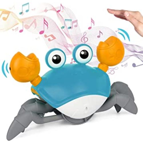 Crawling Crab Baby Toy- Infant Electronic Light Up Crab Crawling Toys