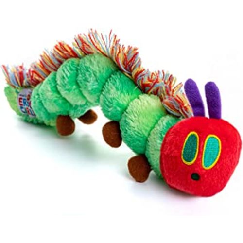 KIDS PREFERRED World of Eric Carle, The Very Hungry Caterpillar Bean Bag Toy, 10 inches