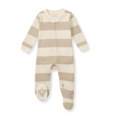 Rugby Stripe Organic Cotton Sleep And Play Quarry
