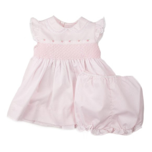 Smocked Lace Dress For Newborn & Baby Girl I Feltman Brothers