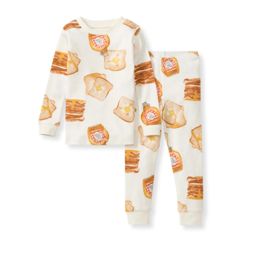 French Toast Organic Two-Piece Pajamas – Burt's Bees Baby