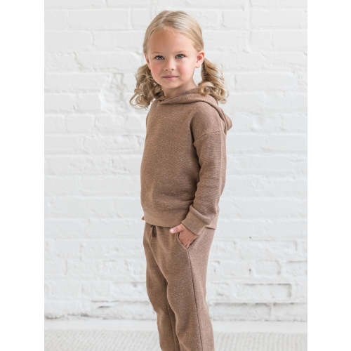 Cooper Waffle Knit Hooded Pullover