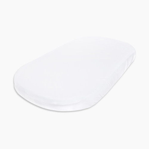 Burt's Bees Baby Organic Cotton Fitted Bassinet Sheet - Cloud White