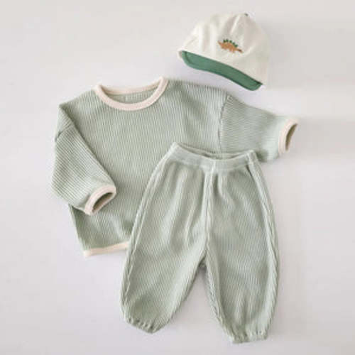 Waffle Top and Jogger Pants Set – Teeny Mini Me