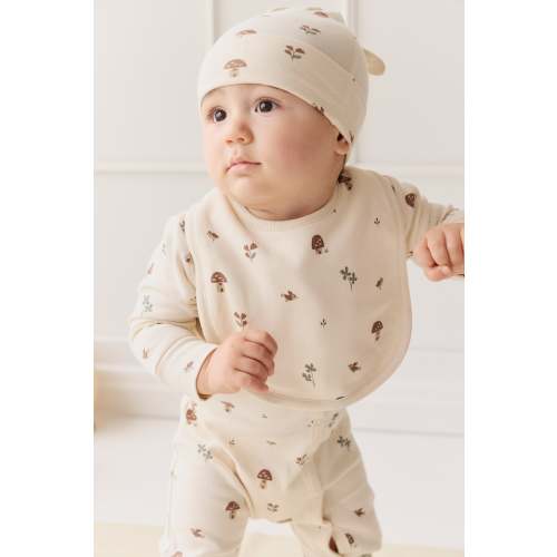 Jamie Kay Organic Cotton Bib - Le Champignon