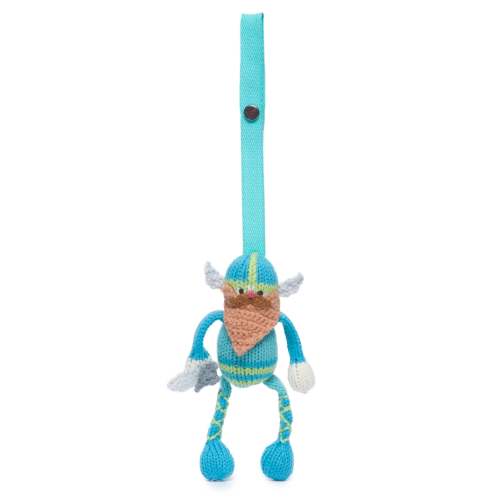 Knit stroller toy | gunnar the viking – Finn + Emma