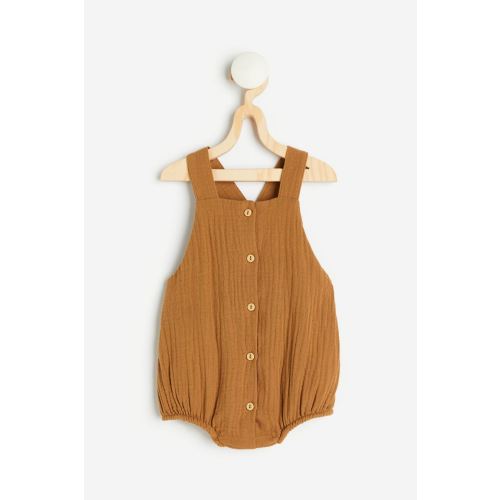 Sleeveless Cotton Romper Suit
