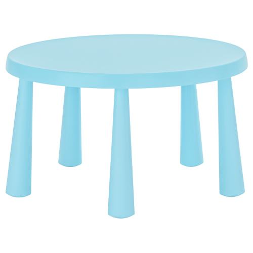 MAMMUT Children's table - indoor/outdoor/light blue 33 1/2 "