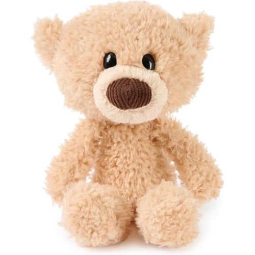 GUND Toothpick Teddy Bear, Little Stuffed Animals, Classic Plush Toys for Ages 1 and Up, Beige, 7”