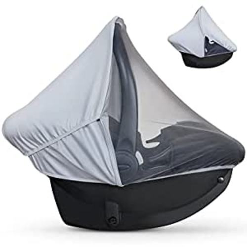 Amazon.com: liuliuby 2-in-1 Car Seat Cover - Baby Carseat Canopy with Privacy Sun Shade & Bug Net for Newborn & Infant - Protects Babies from UV Rays, Mosquito & Insect - Carrier Covers for Boys & Girls (Gray) : Baby