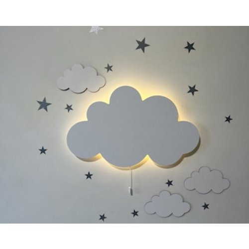Set of 2, Cloud Night Lighting, Kids Room Wall Lamp, Baby Bedroom Decor - Etsy